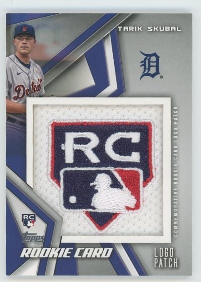 2021 Tops Tarik Skubal Rookie Logo Patch Card RP-TSK